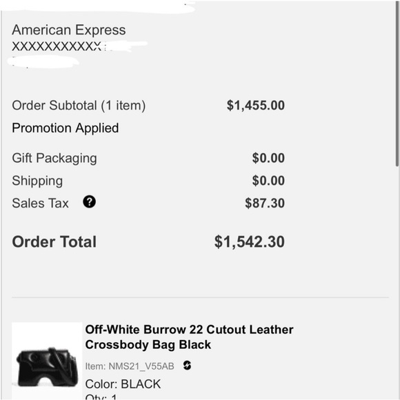 Womens Off-White Burrow 22 Cutout Leather Crossbody Bag Guaranteed Authentic - Picture 10 of 10